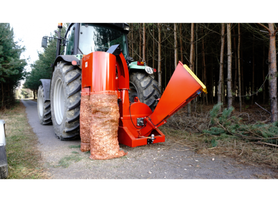 BAG HOLDER FOR FOR DISC CHIPPERS